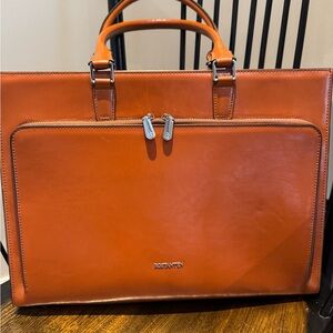 Women's Contemporary Briefcase- Caramel Never Used